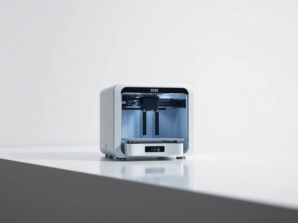 Gros plan d'une buse en laiton fixée sur la tête d'impression d'une imprimante 3D FDM, filament sortant de l'orifice