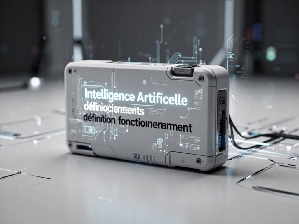 Schéma simplifié montrant des données entrant dans un modèle de réseau de neurones