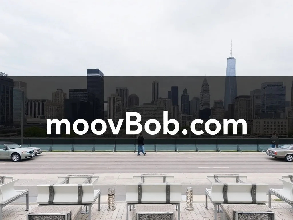 Capture d'écran de l'interface de Moovbob affichant une grille de films et séries