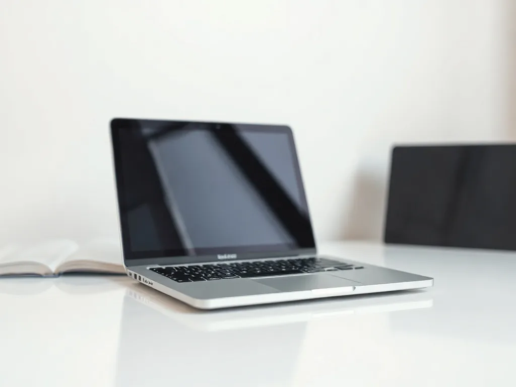 Un PC portable 17 pouces ouvert avec son lecteur CD intégré visible sur le côté