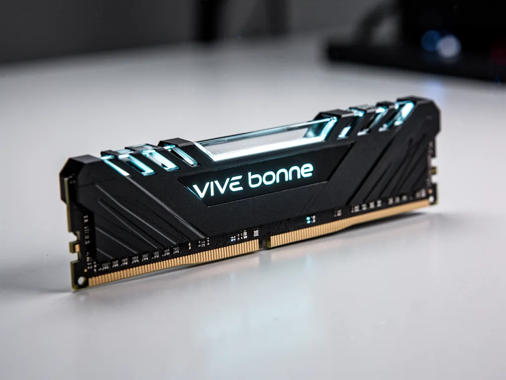 Barrettes de mémoire RAM installées sur une carte mère d'ordinateur